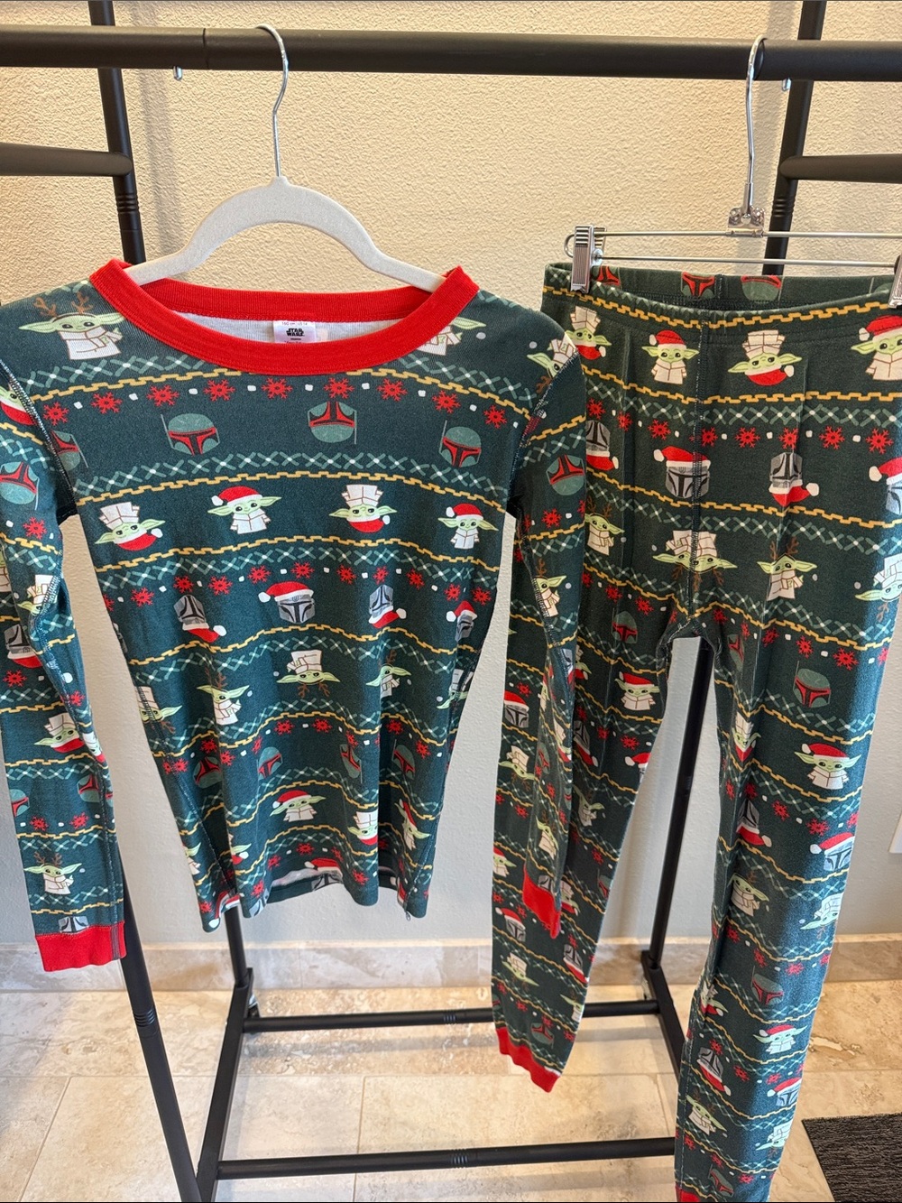Hanna Andersson Star Wars Mandalorian Holiday Pajama Set